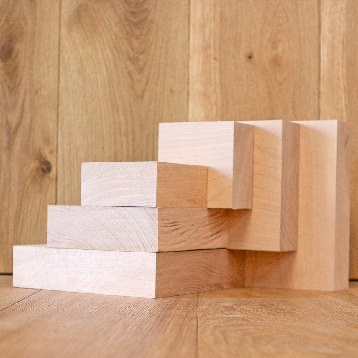 2” x 8” x 8" European Beech Bowl Blanks for Woodturning - Cherokee Wood Products (1pc) Cherokee Wood Products