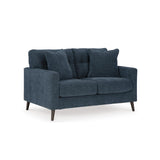 Signature Design by Ashley Bixler Classic Tufted Loveseat with Removable Cushions, Blue Signature Design by Ashley