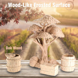 OVV3D Wood PLA Filament 1.75mm, 3D Printer Filament, White Oakwood PLAFilament More Than 30% Real Wood Fiber, Matte and Frosted, 1.75 PLA 3D Printing Filament, 1kg OVVNYXE