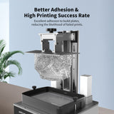 ANYCUBIC Water Wash 3D Printer Resin, 405nm High Precision UV-Curing 3D Resin, Low Shrinkage Standard Photopolymer Resin for 8K Capable LCD DLP Resin 3D Printer Printing (Clear, 500g) ANYCUBIC