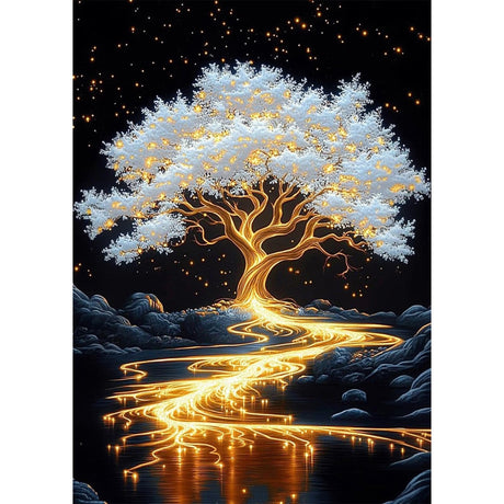 CEOVR Diamond Art Kits for Adults, Tree of Life 5D DIY Full Drill Diamond Painting Dots Gem Art, Adult Crafts Kits Arts and Crafts, Wall Decor for Home Office 12x16in CEOVR