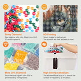 Anuver Landscape Diamond Painting Kits for Adults, 5D DIY Diamond Art Kits for Beginners, Full Drill Diamond Painting Kits for Home Wall Decor, Black Panther 12x12 Inch Anuver