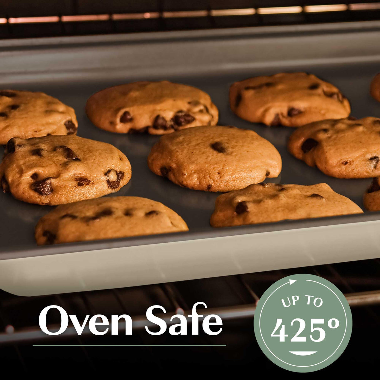 Goodful All-In-One Nonstick Bakeware Set, Stackable and Space Saving Design includes Round and Square Pans, Muffin Pans, Cookie Sheet and Roaster, Dishwasher Safe, 8-Piece, Linen Goodful