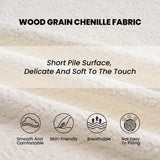 65" Curved Loveseat,Deep Seat Cloud Floor Couch with 3 Backrest,Cozy Chenille Fabric,Small Loveseat for Small Spaces,Bedroom,Office,Apartment Quorflax