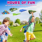 Pigipigi Kids Craft Origami Paper Kit for Kids Ages 5-8 8-12, with Guiding Book, 70 Sheets DIY Art and Crafts Supplies, Colorful Folding Papers Set Projects Gifts Activity for Boy Girl Toys(Plane) Pigipigi Kids