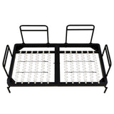 Ball & Cast Futon Sofa with Flexible USB Ports, Modern Loveseat Sofa Couch 2-Seater Sofa with Unique Cylindrical Armrests,for Small Spaces, Living Room or Office, Corduroy Futons Sofas (Green) Ball & Cast