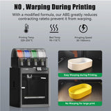 CCTREE ABS+ Filament 1.75mm, Glow in The Dark ABS Filament 1KG, Strong, Durable, Heat Resistance, Excellent Toughness 3D Printer Filament ABS Plus, Glow Blue CCTREE