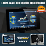 KTENTITO Massage Chair Full Body, 2025 Zero Gravity SL-Track Shiatsu Massage Chairs Recliner with AI Voice, LED Backlight Remote Control, Waist & Calf Heating Phone Controller and Holder G6 White Grey KTENTITO