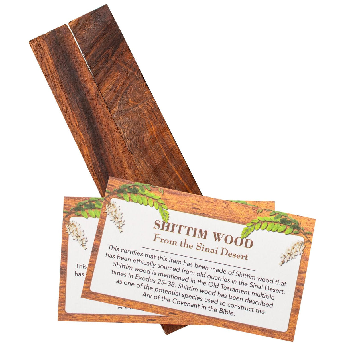 WOODTURNINGZ Bethlehem Shittim Wood Pen Blanks WOODTURNINGZ