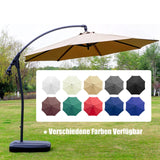 GLDDFDG 10ft 8 Ribs Patio Umbrella Canopy, Blue, UV30+, Water Repellent, Fade Resistant Polyester Fabric GLDDFDG
