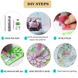 Hummingbird Special Shape Diamond Art Kits for Beginners,5D Small Diamond Painting Kits for Adults DIY Flowers Diamonds Dots Painting with Crystals Rhinestones Gem Art and Crafts 11.8 X 11.8inch Paintcolor