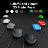 UNIFORMATION HD ABS Like Resin 2KG Hard Tough 3D Printer Resin Photopolymer UV Curing 3D Resin Liquid with High Precision Suit for SLA/LCD/DLP Printing Functional Mechanical Print 2x1KG HD Grey Uniformation