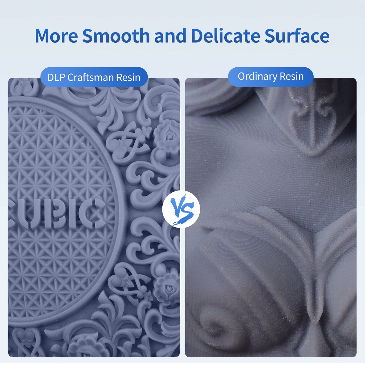 ANYCUBIC 3D Printer Resin, 365-405nm DLP UV-Curing Resin for Photon Ultra/Photon D2, High Precision and Fast Curing Craftsman Resin for DLP LCD SLA 3D Printing, 8K Capable (White, 1000g) ANYCUBIC