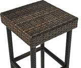 Crosley Furniture Palm Harbor Wicker Outdoor Bar Stools, Set of 2, Patio Furniture for Backyard, Balcony, Brown Crosley Furniture