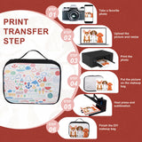 2pcs Sublimation Blanks Makeup Bag,Sublimation Blanks Cosmetic Bag Makeup Bag Bulk Travel Toiletry Bag With Zipper Pouch Insulated Lunch Bag Heat Transfer Removable Sublimation Bags for DIY Craft KKSUBCA