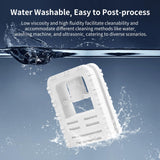 ANYCUBIC Water Washable ABS-Like 3D Printer Resin, High Toughness and Durability, High Precision and Easy to Post-Process, Low Odor, Wide Compatibility for All LCD Resin 3D Printers (White, 1kg) ANYCUBIC