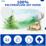 Sabary 500 Sheets Watercolor Paper White Art Paper 90 lb Water Color Paper for Artists Paint Paper Bulk Cold Press Pad for Painting Drawing Beginner Lover Artists Drawing Supplies (6 x 9 Inch) Sabary