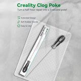 Creality Clog Poke,3D Printer Nozzle Cleaning Kit,Φ1.5mm L210mm Prolong Throat Piercing Needle 3D Printing Tool for 1.75mm Nozzles,Clean Hotend without Disassembly,Unclog in Seconds,More Thoroughly ENOMAKER