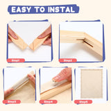 Threehoney Canvas Stretcher Bars Kit DIY Wooden Canvas Removable Frame Extra Large Wooden Art Frames for Gallery Wrap Oil Painting Posters and Arts(30 x 40 Inch) Threehoney