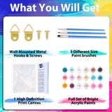 xcemhil Paint by Number Kit for Adults, Paint by Numbers Landscape, Starry Waterfall Paint by Numbers Kit for Adults Beginner for Gift Home Wall Decor 16x20 inch xcemhil