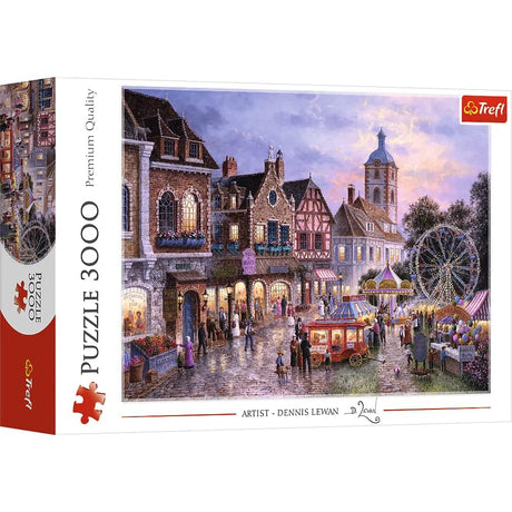 Trefl Funfair 3000 Piece Jigsaw Puzzle Red 46"x33" Print, DIY Puzzle, Creative Fun, Classic Puzzle for Adults and Children from 15 Years Old Trefl