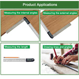 8 Inch Digital Angle Finder, JYEASTZ Stainless Steel Digital Protractor Angle Ruler with Holding Angle Data, Ideal for Construction Woodworking (8inch) JYEASTZ