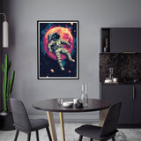 Yomiie 5D Diamond Art Kits for Adults, Astronaut Diamond Painting Art Moon DIY Full Round Drill Kits, Embroidery Rhinestone Diamond Crystal Craft Canvas Home Wall Decor 12x16 inch Yomiie