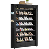 OYREL Tall Shoe Rack Dustproof Cabinet Large Capacity 8 Tier Shoe Organizer,32-40 Pairs of Shoes OYREL