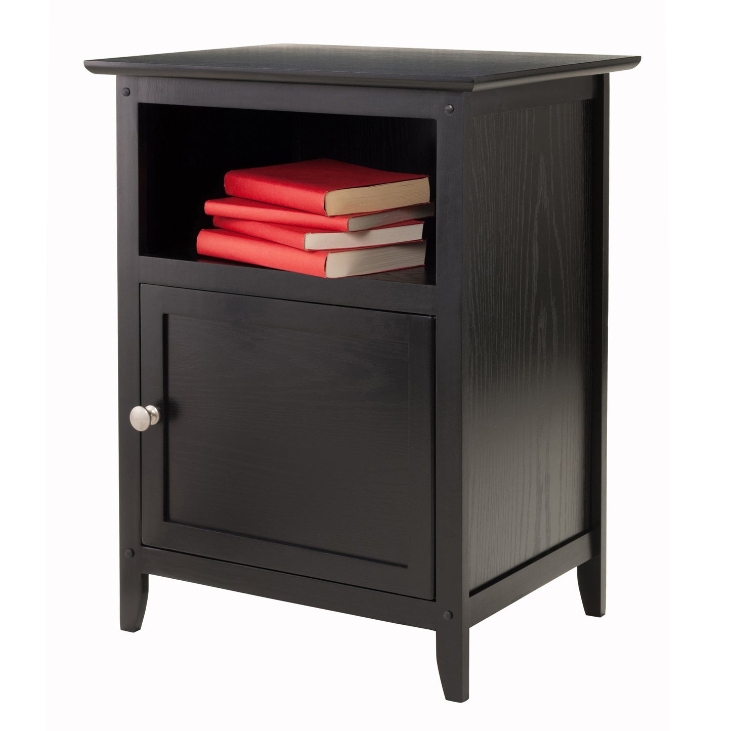 Winsome Wood Henry Accent Table, Black, 19 inches