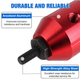 YUZES Rivet Nut Tool Drill Adapter Kit, Labor-Saving Rivet Nut Gun Cordless with 12 Mandrels and 260 PCS Rivet Nuts, Rivnut Tool Kit for Nutsert, Cars, Metalwork, Home Improvement, DIY - 30 Series YUZES