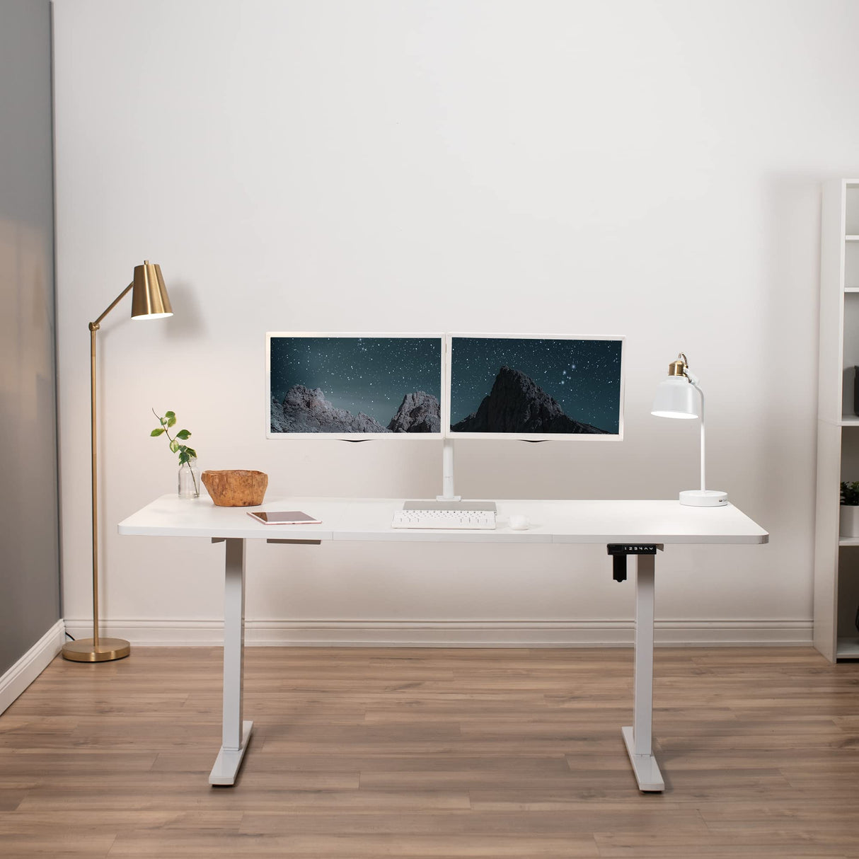 VIVO Universal 71 x 30 inch Table Top for Standard and Sit to Stand Height Adjustable Home and Office Desk Frames, White Desktop, DESK-TOP72-30W VIVO