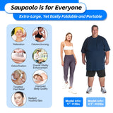 Infrared Sauna Blanket-Sauna Blanket, Far Infrared Sauna, Portable Infrared Sauna for Home, 176℉ Max, 30-90 MinTimer, 6 ft X 3 ft Saupaolo