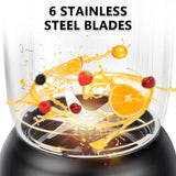 Bear Blender, 2024 New 700W Smoothie Countertop Blender with 40oz Blender Cup for Shakes and Smoothies, 3-Speed for Crushing Ice, Puree and Frozen Fruit with Autonomous Clean Bear