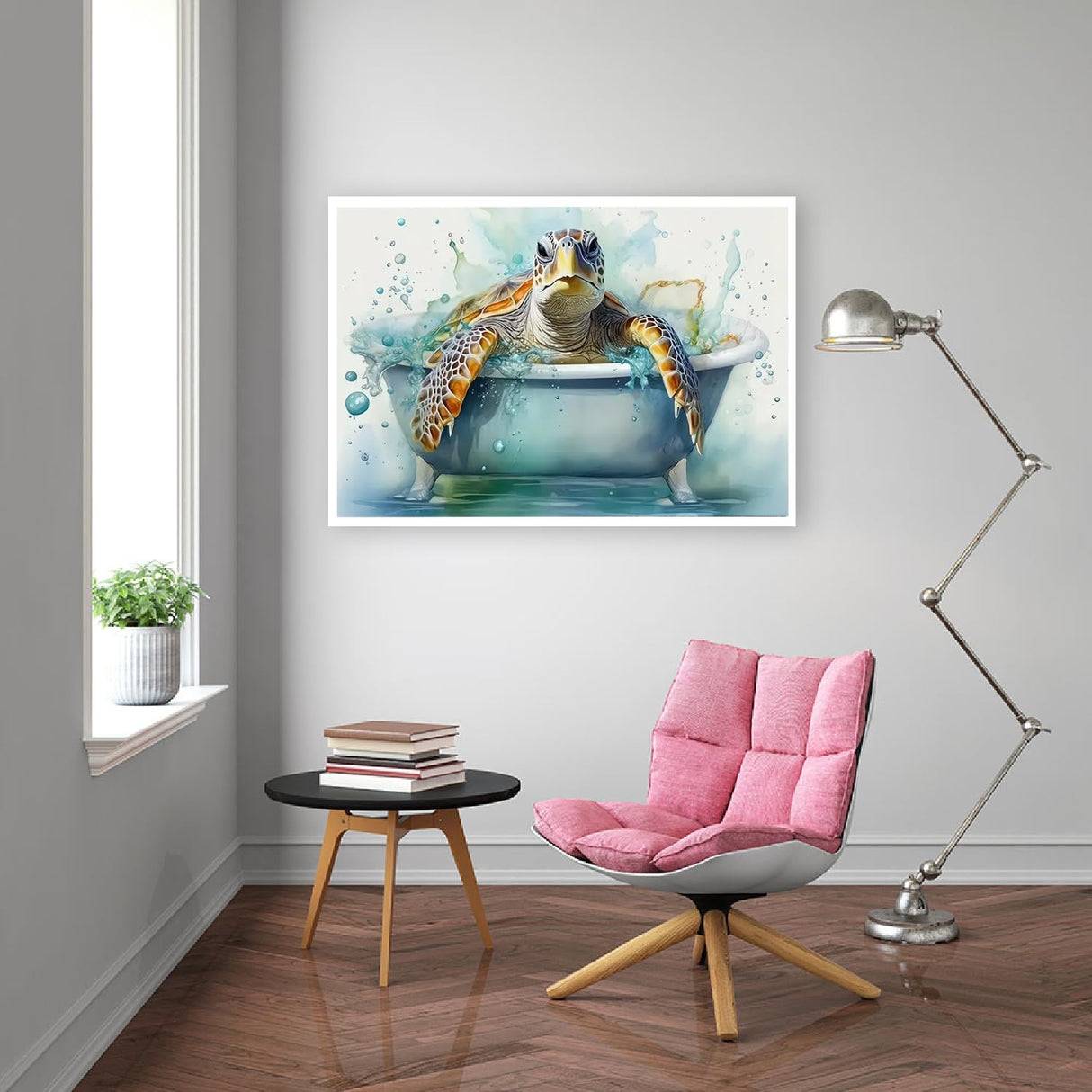 BOHADIY Sea Turtle Diamond Art Painting Kits for Adults, Full Drill Bath Turtle Diamond Dots Paintings for Beginners, 5D Paint with Diamonds Pictures Gem Art Painting Kits DIY Crafts Kits 12x16inch BOHADIY