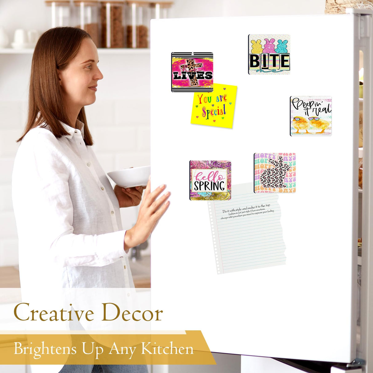 ZYNERY Sublimation Magnet Blanks 3x3 inch, 30Pcs Sublimation Blank Fridge Magnets Printable Photos, Personalized Sublimation Magnets for Refrigerator Decoration, Kitchen, Office, Wall ZYNERY