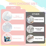 Sea Turtle Paint by Numbers for Adults with Framed Canvas-with Wooden Easel,Turtle Paint by Number on Canvas,DIY Acrylic Oil Painting Kits with Brushes Nice Gift Box for Home Wall Decor(12x16inch) xackcme