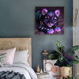 Animals Tiger Diamond Painting Kits for Adults, 5D Diamond Art kit for Adults Beginner,DIY Full Round Drill Diamond Dot Gem Art Kit for Home Wall Decor 13.8 x 13.8 inch GEMFAMILY