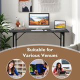 BestOffice 32 Inch Computer Desk,Home Office Desk, Modern Simple Style for Home Office Study Writing,Black BestOffice