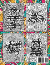 Self-Love Positive Thoughts & Swear Words: Inspirational Quotes & Motivational Coloring Book for Adults WoodArtSupply