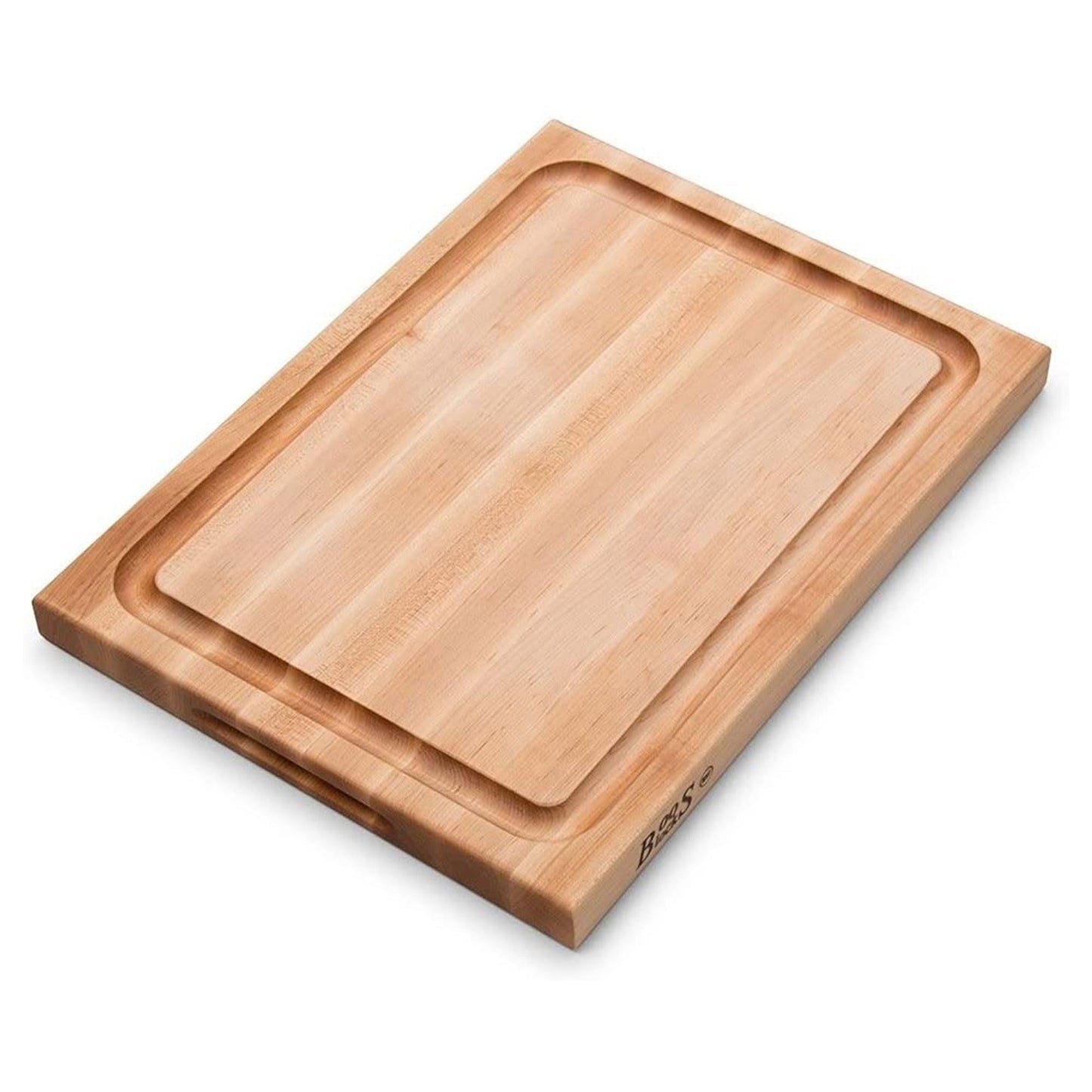 John Boos Reversible Cutting Board w Juice Groove, Chop-N-Slice, 20" x 15" x 1-1/2", Maple