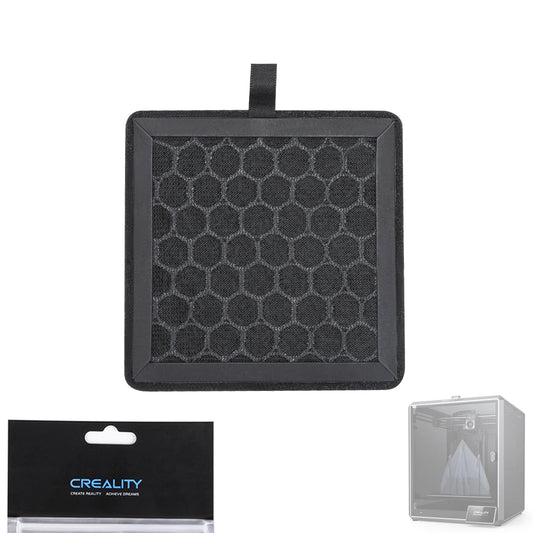 Creality K1 Max Activated Carbon Air Filter_101×101×15_1, Original Air Purifier Filter Replacement Parts, 3D Printer Accessories - WoodArtSupply