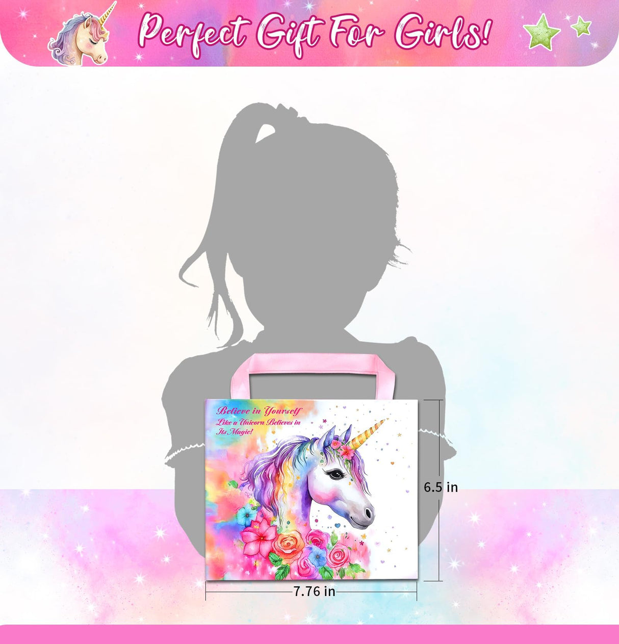 Girls Charm Bracelet Making Kit - Unicorn Jewelry Supplies Make Set DIY Art Craft Set Charm Bracelets Kits Creative Birthday Gifts for Kids Age 6 7 8 9 10 11 12 Year Old Girl Little Children Girl Toys COO&KOO