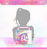 Girls Charm Bracelet Making Kit - Unicorn Jewelry Supplies Make Set DIY Art Craft Set Charm Bracelets Kits Creative Birthday Gifts for Kids Age 6 7 8 9 10 11 12 Year Old Girl Little Children Girl Toys COO&KOO