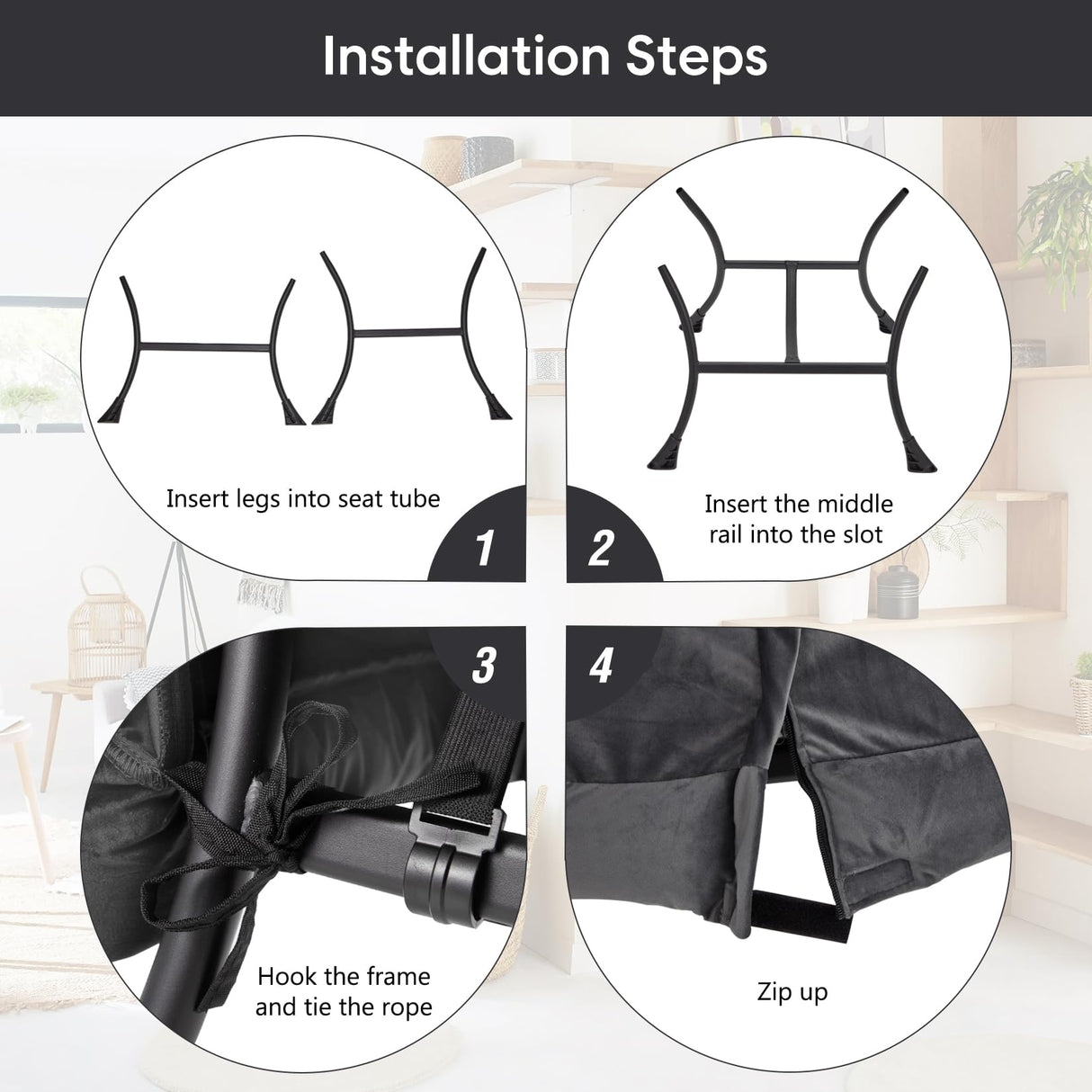 Congermom Lazy Chair with Folding Ottoman Modern Large Accent Chair,Contemporary Lounge Leisure Sofa Chair with Armrests Upholstered Sofa Armchair Reading Chair for Bedroom,Dorm & Office (Dark Grey-f) Congermom