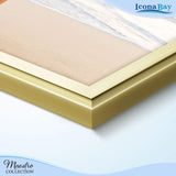 Icona Bay Combination Gold Picture Frames Set - 10 PC (Five 4x6, Three 5x7, Two 8x10), Classy Contemporary Style, Maestro Collection for Wall Gallery Icona Bay
