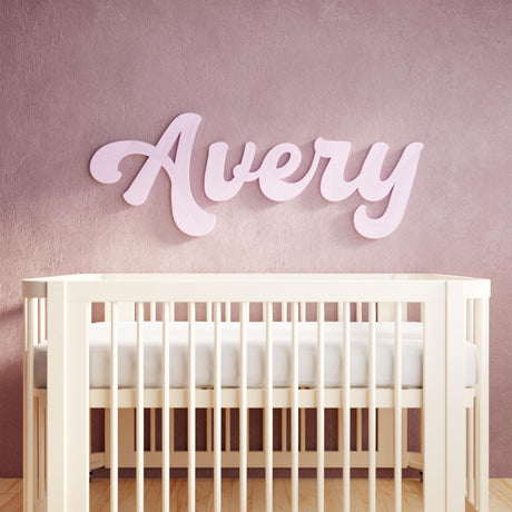 Real Wood Custom Baby Name Signs for Nursery for Boys & Girls - Choose Size, Font & Color - Baby Room Wall Decor - Newborn Essentials Gift - Custom Maison Custom
