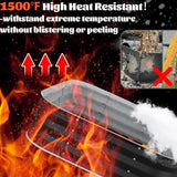 Fire Pit Ring - 48In Large Firepits for Outside,Wood Burning Durable Steel Fire Pit,Outdoor Fireplace Portable for Camping,Backyard,Bonfire,Patio-Square FCCRETA