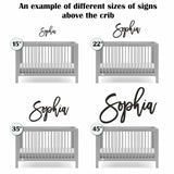 Wooden Name Signs for Nursery Custom Baby Name Sign for Wall Name Signs Personalized Custom Name Sign for Nursery Name Wall Decor Personalized Name signs for Kids Room (Single Name Sign) Woodland