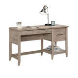 Sauder Summit Station Desk, L: 52.09" x W: 19.29" x H: 29.02", Laurel Oak finish Sauder