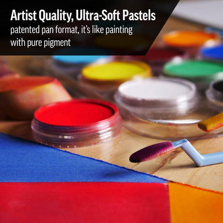 PanPastel Artist Pastels by GOLDEN, Sky, Land & Sea - Les Darlow Set, 20 Color, Professional Artist Pastels, Unique Pan Format (cake-like) PanPastel